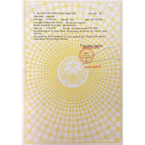 Công Ty TNHH Sản Xuất Thương Mại Tài Phát